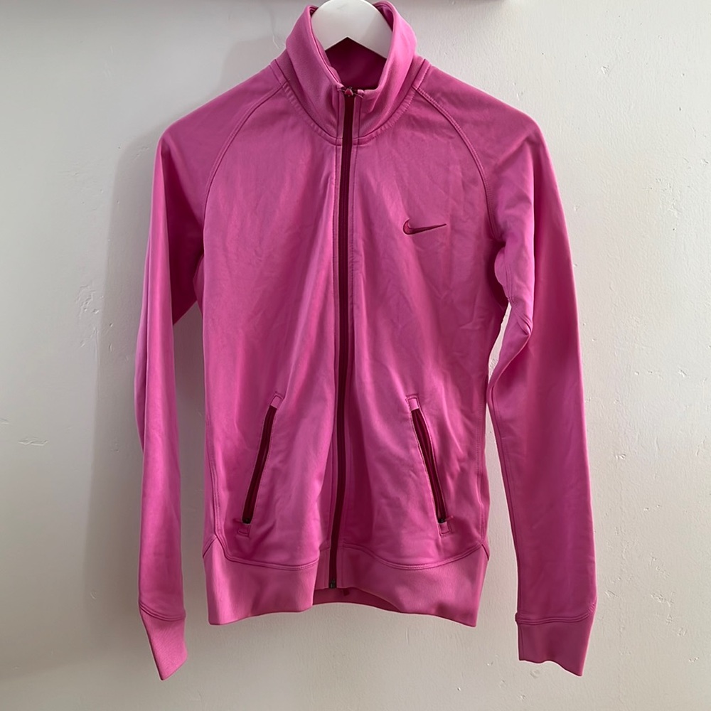 Pink Nike Dri-Fit jacket